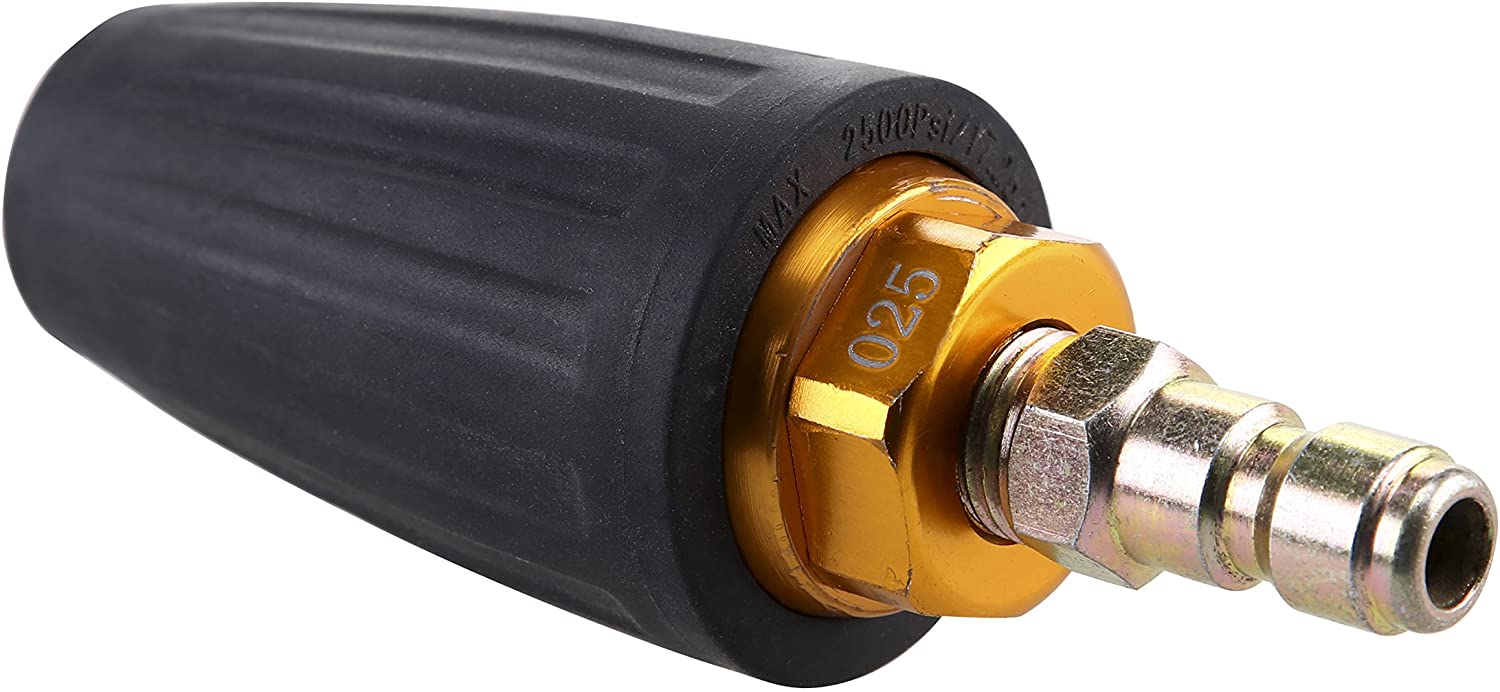 Tool Daily Universal Quick Connect Turbo Nozzle for Cold Water Pressure Washers, 2500 PSI nozzle