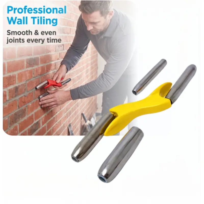 10 Piece Brick Joint Tool Set Ergonomic Handle Multi Size Trowel Fit Most Gaps For Bricklaying Mortar Application Construction Work Tool Home Repair Tools Construction Tools
