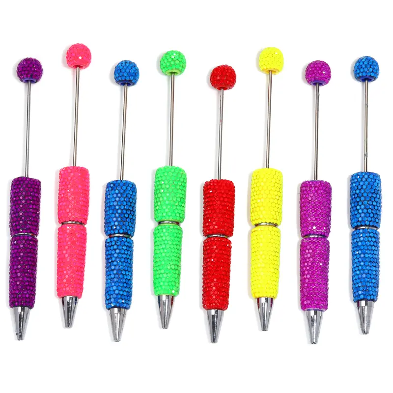 【P227】(Handmade may have some space) Creative DIY Rhinestone DIY Pens(3/5/7/8QTY)