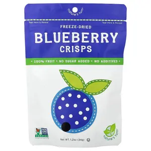 Nature's Turn Freeze-Dried Blueberry Crisps, 1.2 oz (34 g)