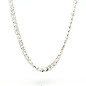 Sterling Silver 22" Miami Cuban Chain