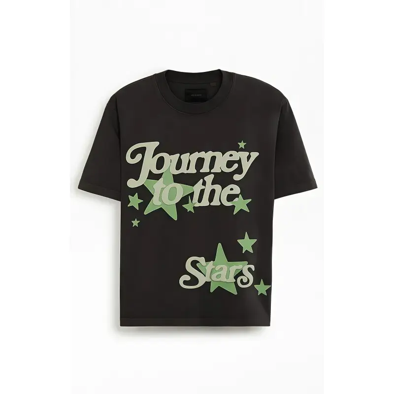 🎉 Journey to the Stars Oversized Graphic Tshirt Tee for Men Women Unisex Streetwear Top Soft Breathable Cotton Fabric Casual Outfit Good Graphic Tees Men's T Shirts Women's T Shirts 90s 00s Graphic Tees Short Sleeve Daily Wear Cosmic Gift Idea