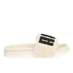 PUMA Womens Leadcat 2.0 Fuzz Slide  - Beige