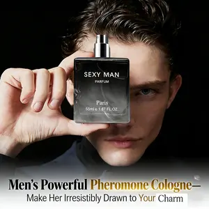 Men‘s Authority Pheromone Cologne. A long-lasting scent engineered with potent pheromones to command her desire.Designed for a night where intensity meets intimacy, creating an unbreakable connection with your woman.The commanding gift for Valentine’s Day