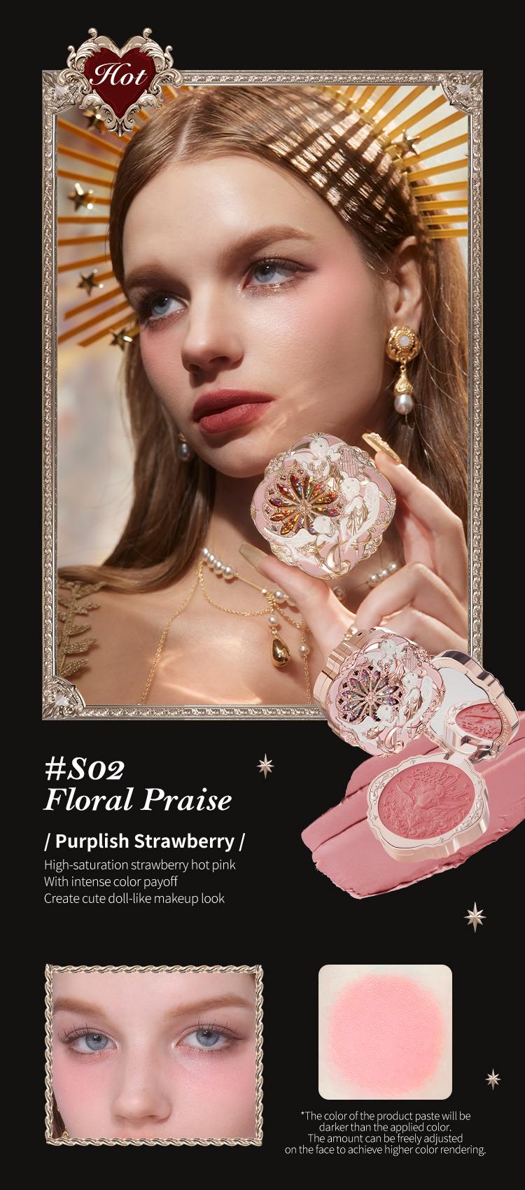 Flower Knows Little Angel Collection Cream Blush, high pigment, longlasting, moisturizing, dealsforyoudays