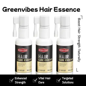 Greenvibes 3PCS-PromotionHair Care Essence Containing Ingredients such as Butylene Glycol, Glycerin, and Polyaminoglycoside Condensates Enhance Strength and Vitality