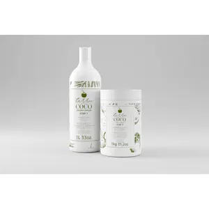 Kit TERRA COCO Isotonic Shampoo + Coconut-Based Mask 1kg / 33oz