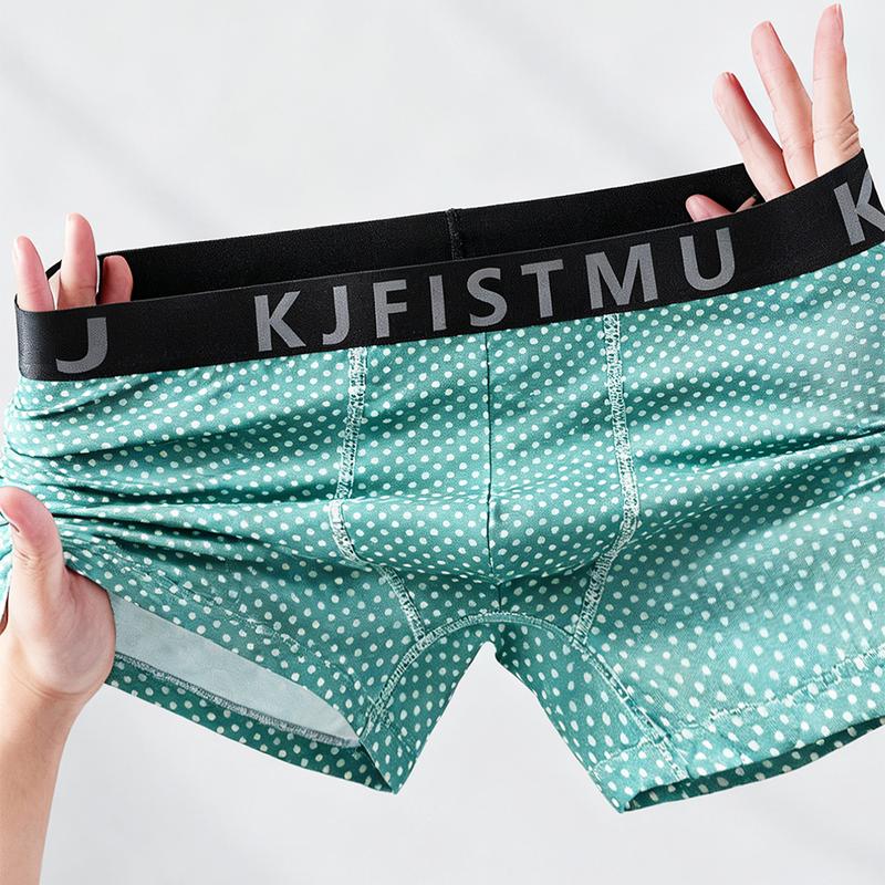 KJFISTMU 10-Piece Men's Boxer Briefs Swim Trunks - Invisible Low-Waist Soft Boxer Briefs, Suitable for Gym, Cycling, and Beach Wear - Comfortable and Breathable