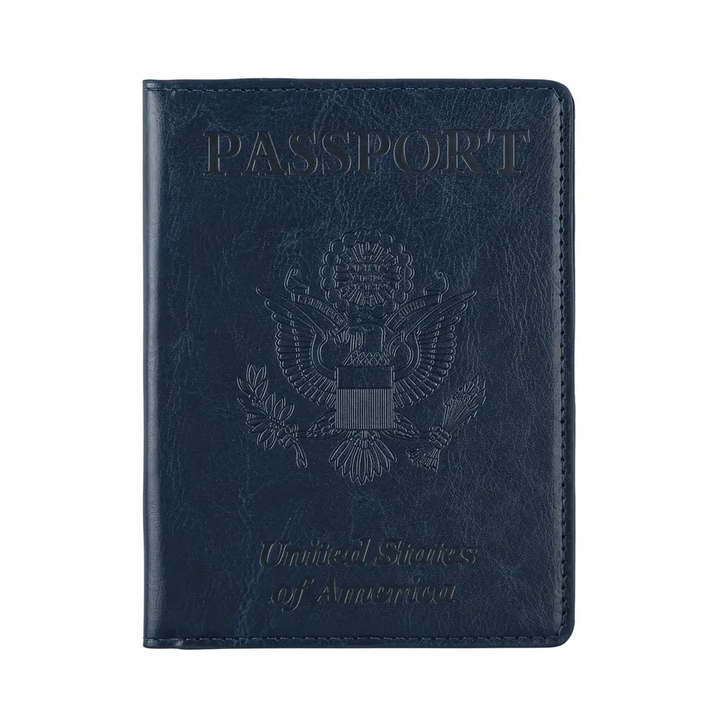 passport id card protective sleeve RFID Blocking ID Stronghold Logo Passport Sleeve Covers