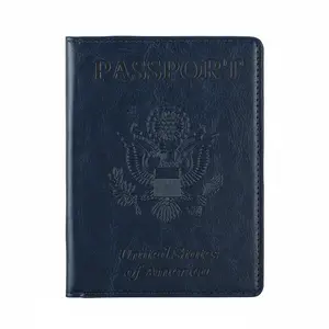 Passport Holder, 1 Piece Lightweight Travel Passport & Card Case, Protective Cover, Portable ID Card Bag, Travel Document Holder