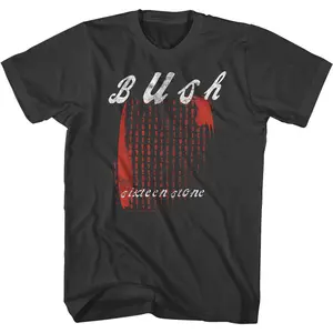 Bush Rock Band Sixteen Stone Album Adult Short Sleeve T-Shirt Size S-6XL, All Colors, Gift for Women Men, Made In USA, US Size S-6XL, 100% cotton, Classic Fit, Unisex T-Shirt