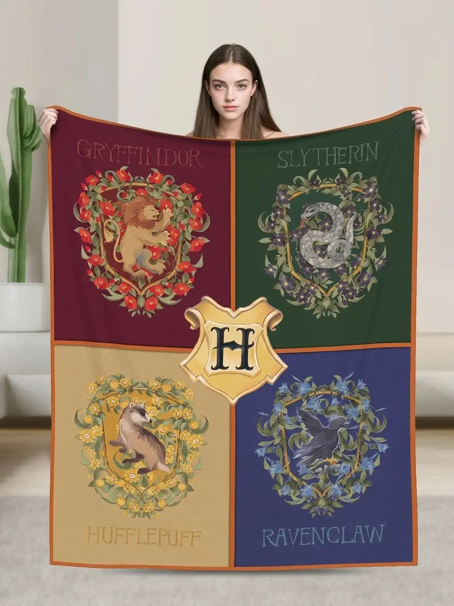 2026 Flannel Blanket, Four Season Sofa Bed Cover, Lightweight Foldable Travel Blanket, Nostalgic Holiday Home Gift for Anime Fans