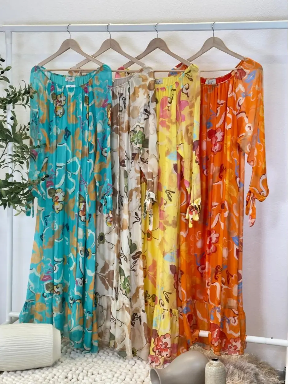 Italian Linen Blend embroidered Mini Dress Boutique Style Effortless Chic,  Embroidery, Floral - TikTok Shop