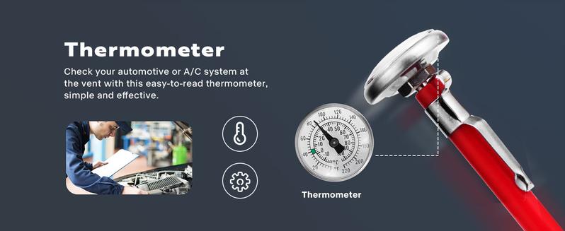 VIVOHOME 110V 1/4 HP 3.5CFM Single Stage Rotary Vane Air Vacuum Pump and AC Manifold Gauge Set Kit with Thermometer for R134a R12 R22 R502 R410a HVAC Air Conditioning Refrigeration Recharging VIVOHOME 110V 1/4 HP 3.5CFM Single Stage Rotary Vane Air Vacuum Pump and AC Manifold Gauge Set Kit with Thermometer for R134a R12 R22 R502 R410a HVAC Air Conditioning Refrigeration Recharging