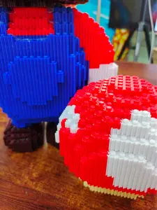 Medium Size Red Hat+Mushroom-8008PCS-Classic small particle novelty toy