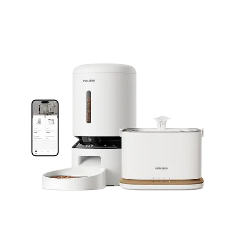 PETLIBRO Granary Smart Camera Feeder & Dockstream 2 Cordless  Smart Fountain
