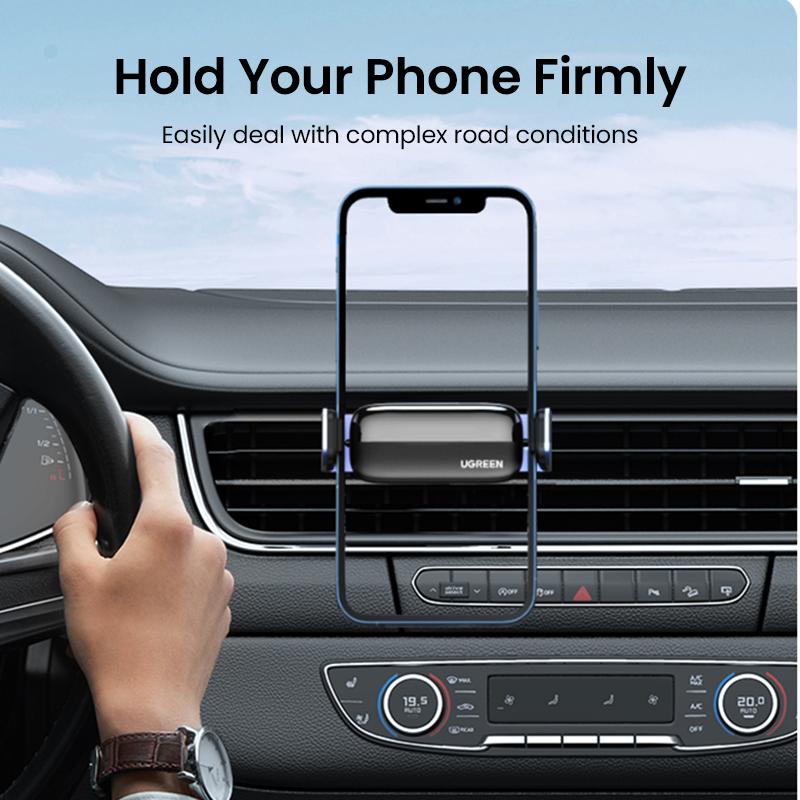UGREEN Car Vent Phone Mount Air Vent Clip Holder Compatible with iPhone 17 16 15 13 12 Pro Max , Smartphone Accessories Retractable Cellphone Stand-Labor Day Sale，TikTokShopBlackFriday ,TikTokShopHolidayHaul