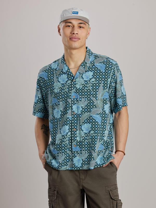 Nola Rayon Short-Sleeve Shirt