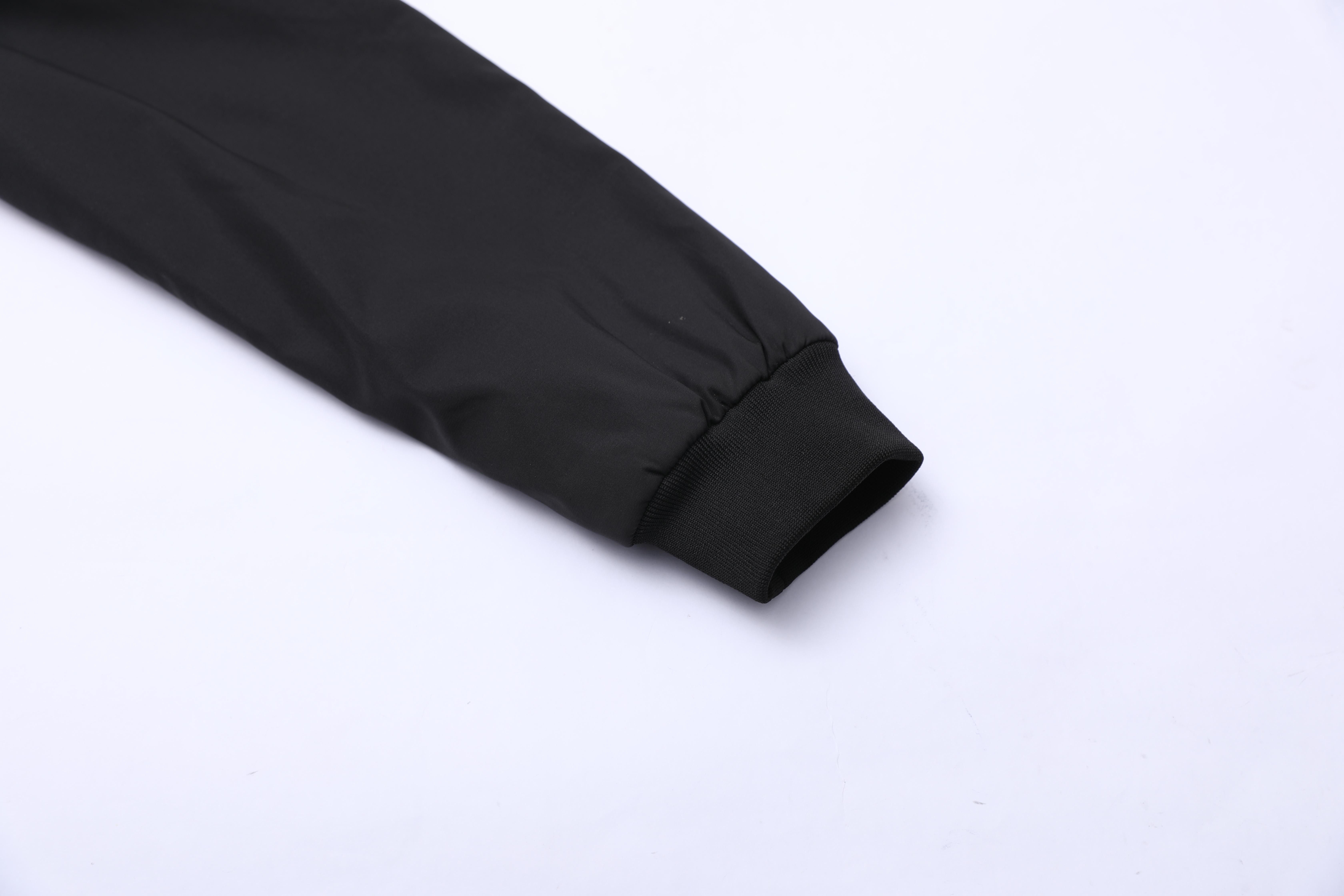 Men's Black Thermal Puffer Jacket with Hood Plaid Quilted Lining Heavyweight Warm Winter Coat for Cold Weather Hoodie Menswear Long Sleeve Zipper Polyester Tops