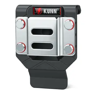 KUNN Drill Holder for Tool Belt, Drill Belt Clip & Tape Measure Holster | Low-Profile Quick-Release Holder | Fits Belts Up to 2.7" | for Impact Driver, Nailer