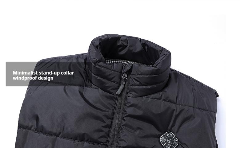 HEYALLY 2025 Unisex Heated Vest - Three-Level Temp Control, Heating Sheets, Ideal for Winter Sports, Skiing, Hunting, Daily Commute, Valentine's Day, Father's Day, Christmas Gift - Lightweight Heated Vest (S-3XL,Battery Not Included)