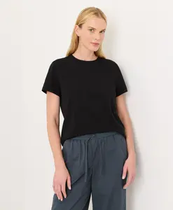 Women's Organic Luxe Essential Crewneck Tee