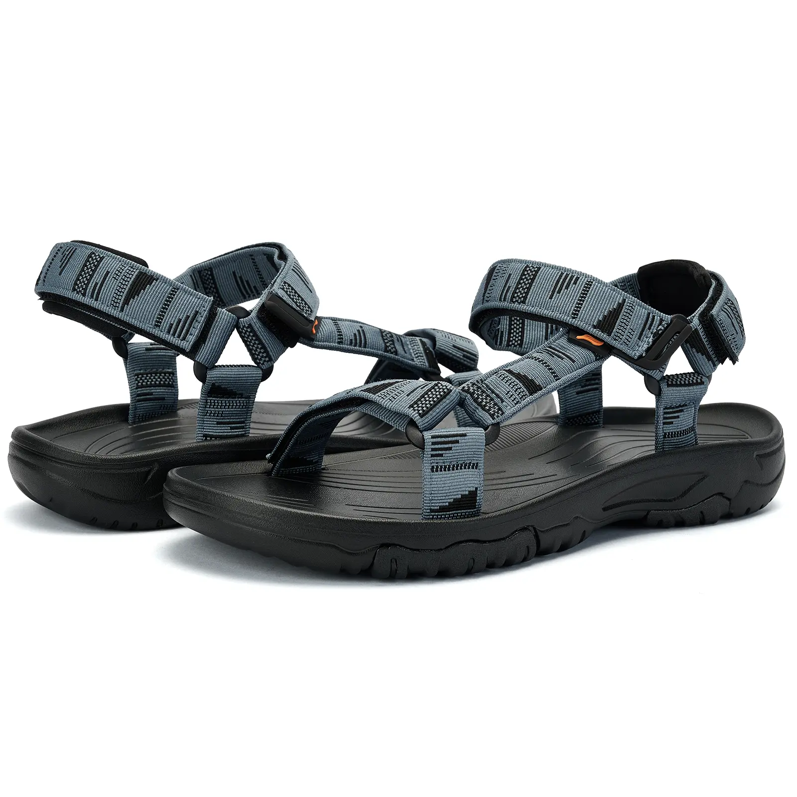 Lamincoa Men's Athleisure Sports Sandals - EVA Foam Midsole, Arch Support, Cushioned, Lightweight, Breathable Beach Walking Sandals for Outdoor Water Activities, Cushioned Sandals