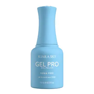Kiara Sky Gel Pro - Shade A Tear HEMA-Free + TPO Free Nail Gel Polish | Intense Pigmentation, Long-Lasting Wear | Finish: Cream 15ml