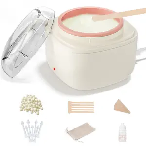 Mini Eyebrow Wax Kit for Women, Wax for Eyebrows Hair Removal, 26 Eye brow Waxing Sticks, 100g Brow Waxing Beads, USB Fast Heat, Smart Constant Temp, Travel or Home Use