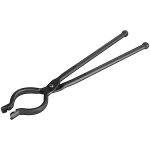 Father's Day Gift Spring new arrivals Blacksmith Tongs, 18' V-Bit Bolt Tongs, Carbon Steel Forge Tongs with A3 Steel Rivets, for Long, Irregular, and Nail-shaped Forgings, for Beginner and Seasoned Blacksmiths and Bladesmiths