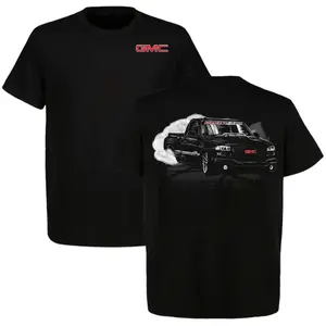 GMC Truck T-Shirt – Burnout Street Racing Graphic Tee, Cotton Unisex for Car Enthusiasts, Perfect Gift For Car Enthusiast