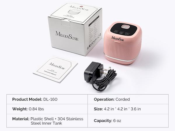 MelodySusie Ultrasonic Cleaner with Sterilization, 2-in-1 Machine for Manicure, Home & Salon, Incompatible with Acetone MelodySusie Ultrasonic Cleaner with Sterilization, 2-in-1 Machine for Manicure, Home & Salon, Incompatible with Acetone