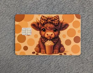 Coffee Highland #122 Card Protector Sticker, Overlay, Decorative Only