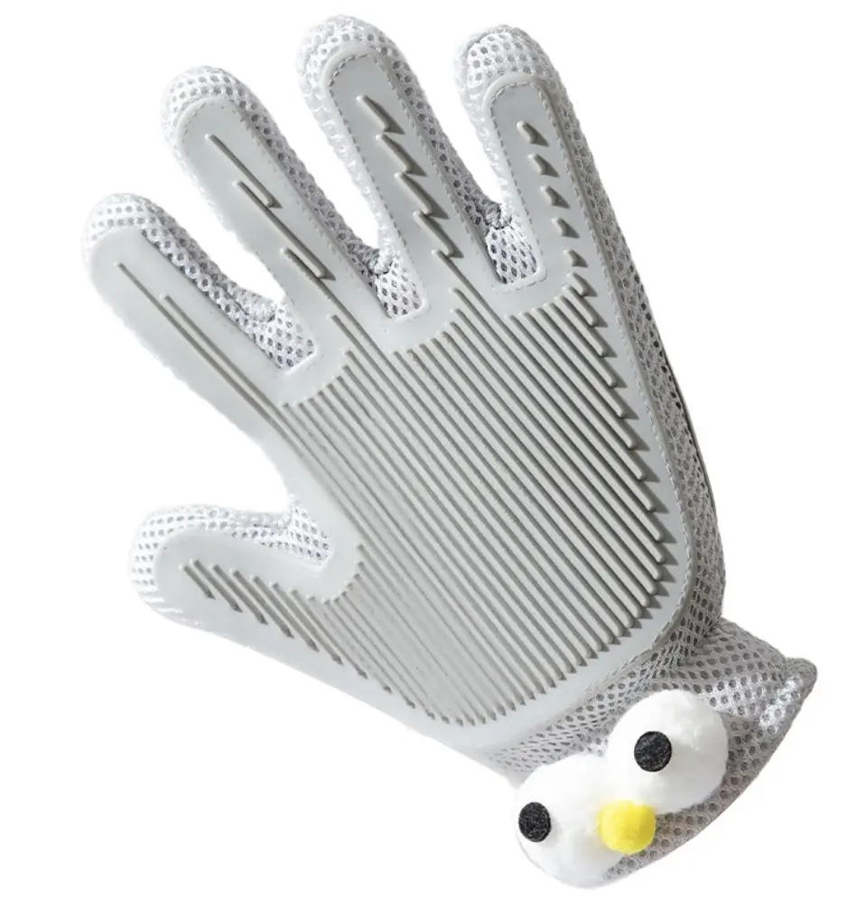 Golipal 2 in 1 Pet Grooming Glove - Cat and Dog Glove Brush, High Efficiency Pet Hair Removal Massage Glove, Clean Hair on Both Sides, Double-sided Pet Hair Removal Gloves Removing Loose Fur, Preventing Scratching & Biting, Grooming, Cleaning & Beaut