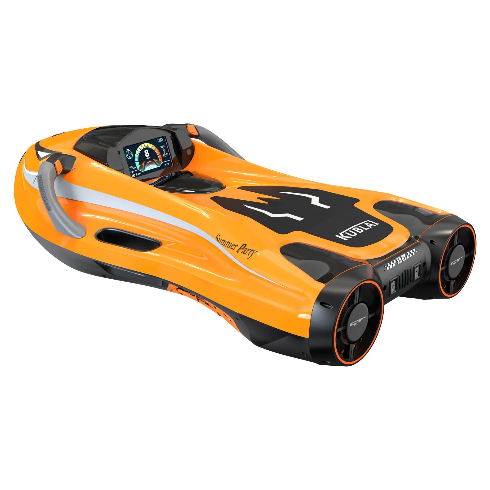 SEMTION Underwater Scooter for Kids and Adults, Dual Motors Sea Scooter, 2 Speed Modes with Action Camera Mount Base for Diving Snorkeling Swimming Freediving