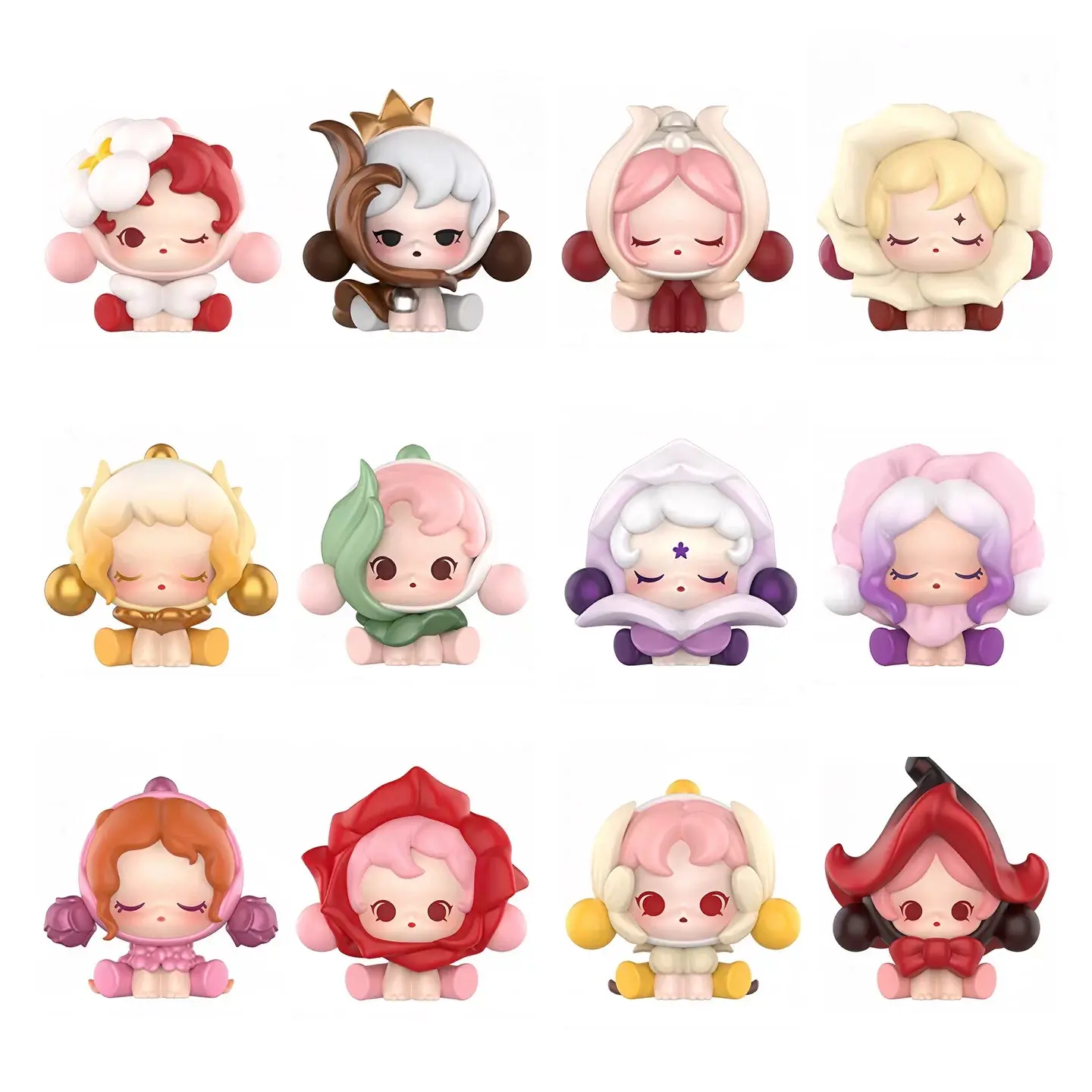 POP MART Pop Beans SKULLPANDA The Four Acts of Flowers Series Figure Blind Box