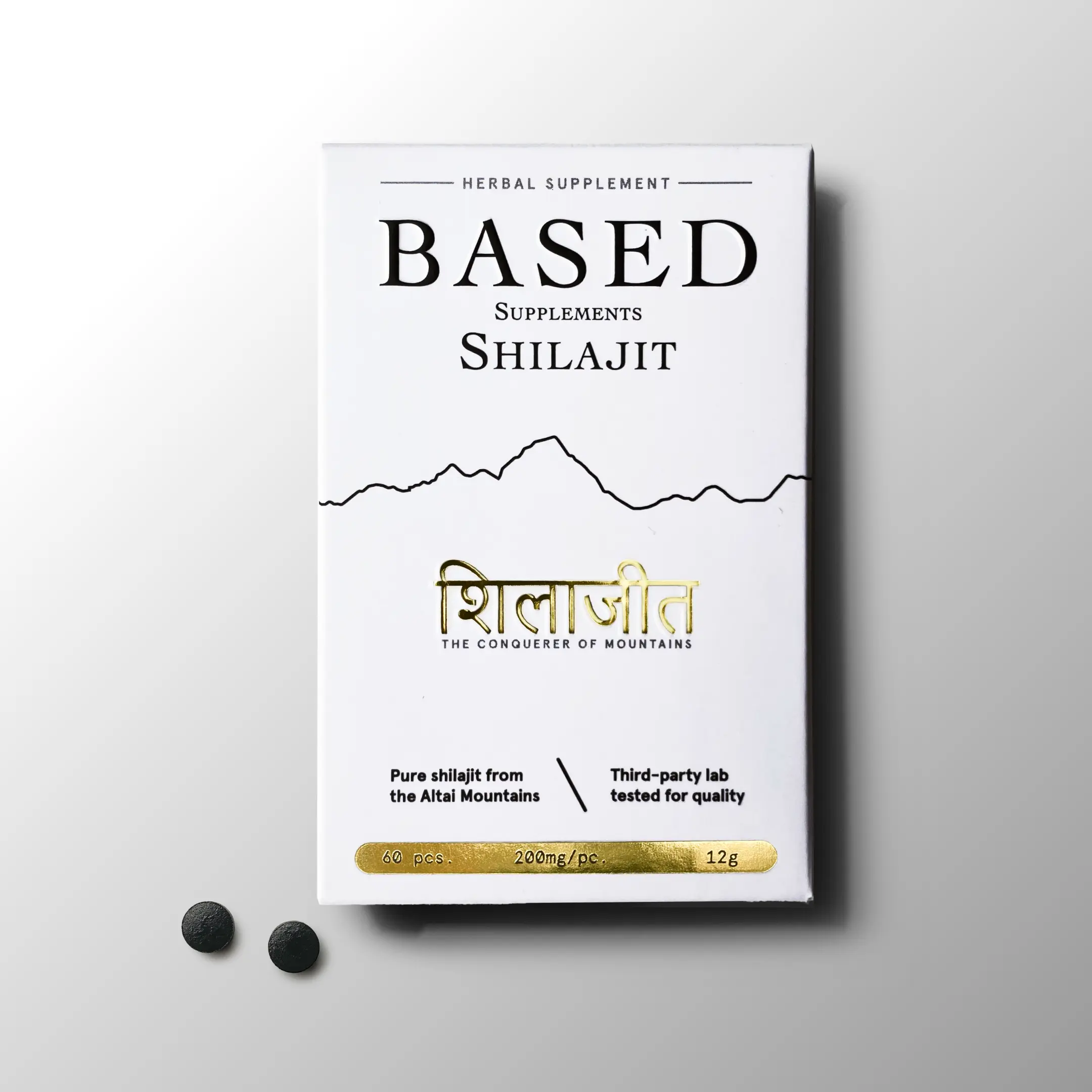 Based Pure Shilajit Tablets | Shilajit Superfood | Lab Tested For Purity | Helps Build Energy Levels | 60 Tablets | Dietary Supplement