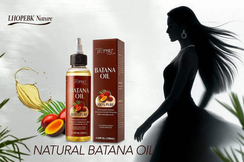 LHOPEBK Nature Batana Oil 100% Pure 4.23 fl oz for Dry Damaged Hair & Healthy Growth Promotes Hair Thickness Solution for Men Women Thickening Boost