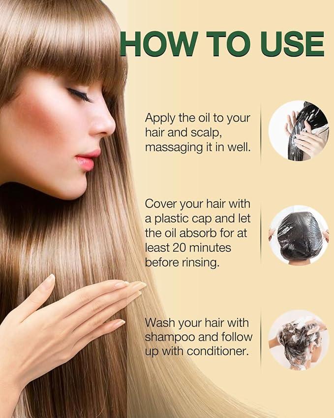 Kambuta Batana Oil Hair Growth & Care 100% Organic Moisturizer for Dry Damaged Hair 30ml Plant Extract Scalp Treatment Serum