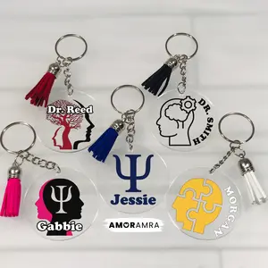 Personalized Psychologist Keychain