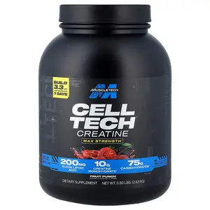 MuscleTech Cell-Tech™ Creatine, Fruit Punch, 5.8 lbs (2.63 kg)