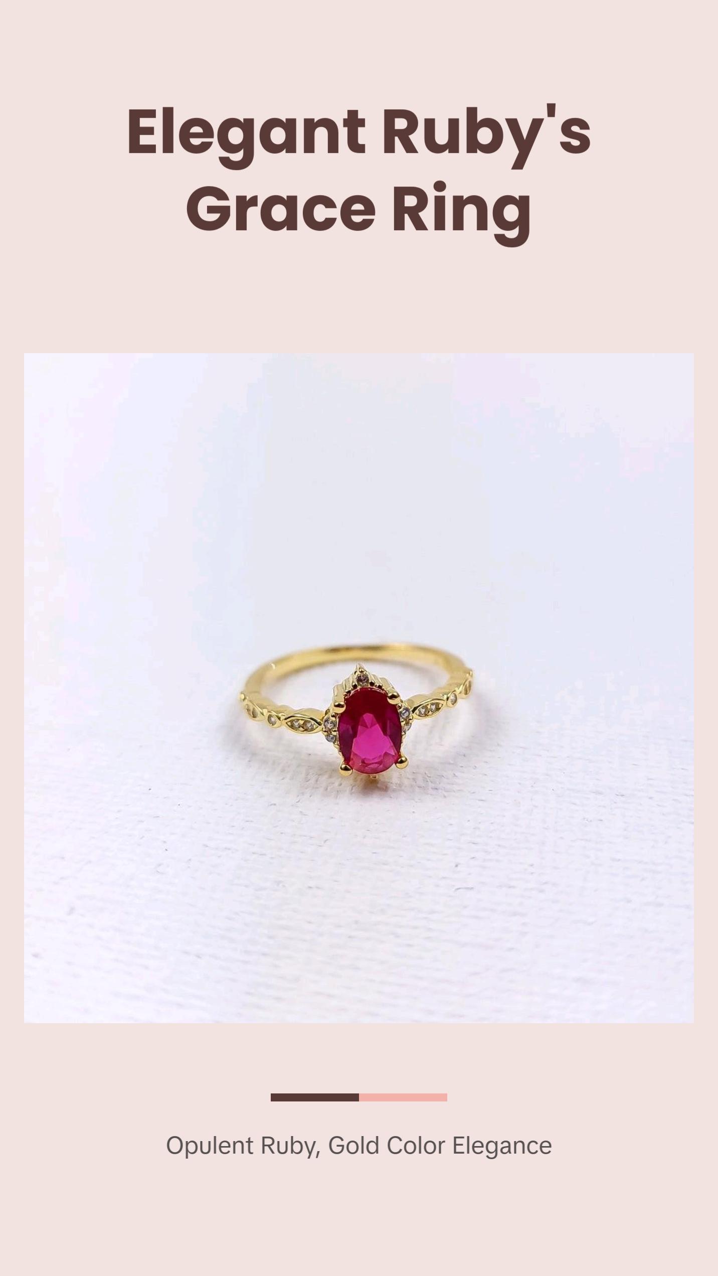 Ruby's Grace Ring