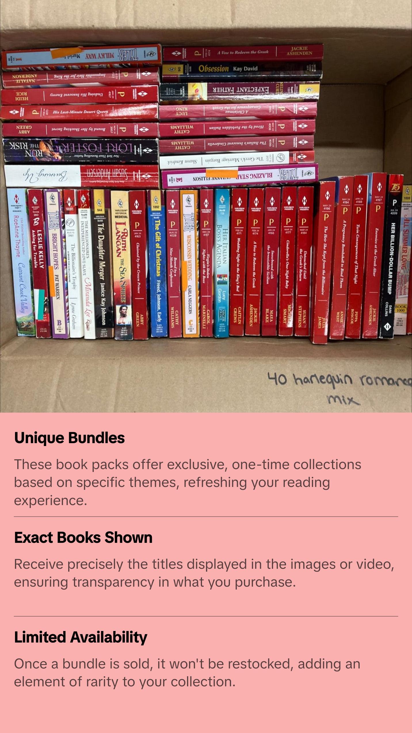 Harlequin romance mix  40 books