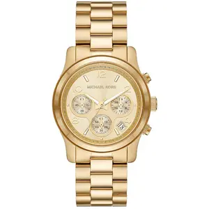 Michael Kors Runway Chronograph Gold-Tone Ladies Watch