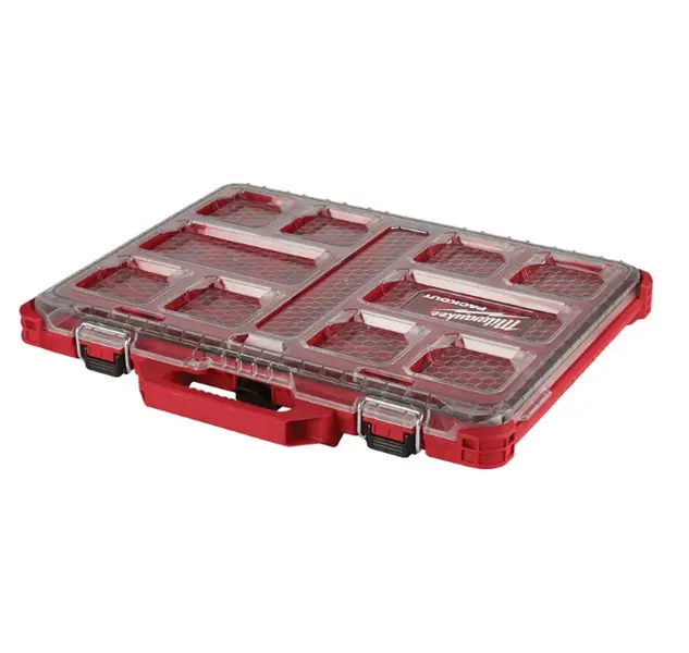 Milwaukee PACKOUT 10-Compartment Low Profile Tool & Parts Organizer