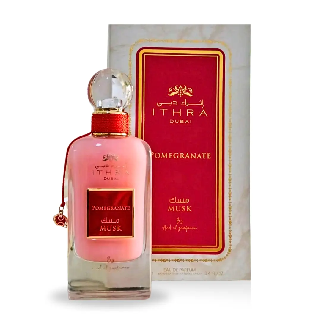 Pomegranate Musk Ithra Dubai Collection - EDP 100ML (3.4 OZ) by Ard Al Zaafaran Edp Fragrance Fruity Musky Perfume