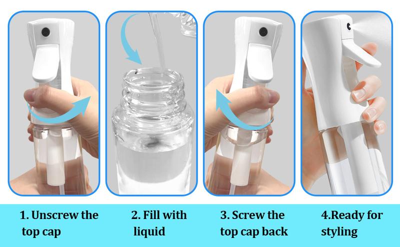 Multipurpose Water Spray Bottle, Spray Bottles Water Sprayer for Hair Styling, Pets, Plants, Cleaning, Gardening Accessories