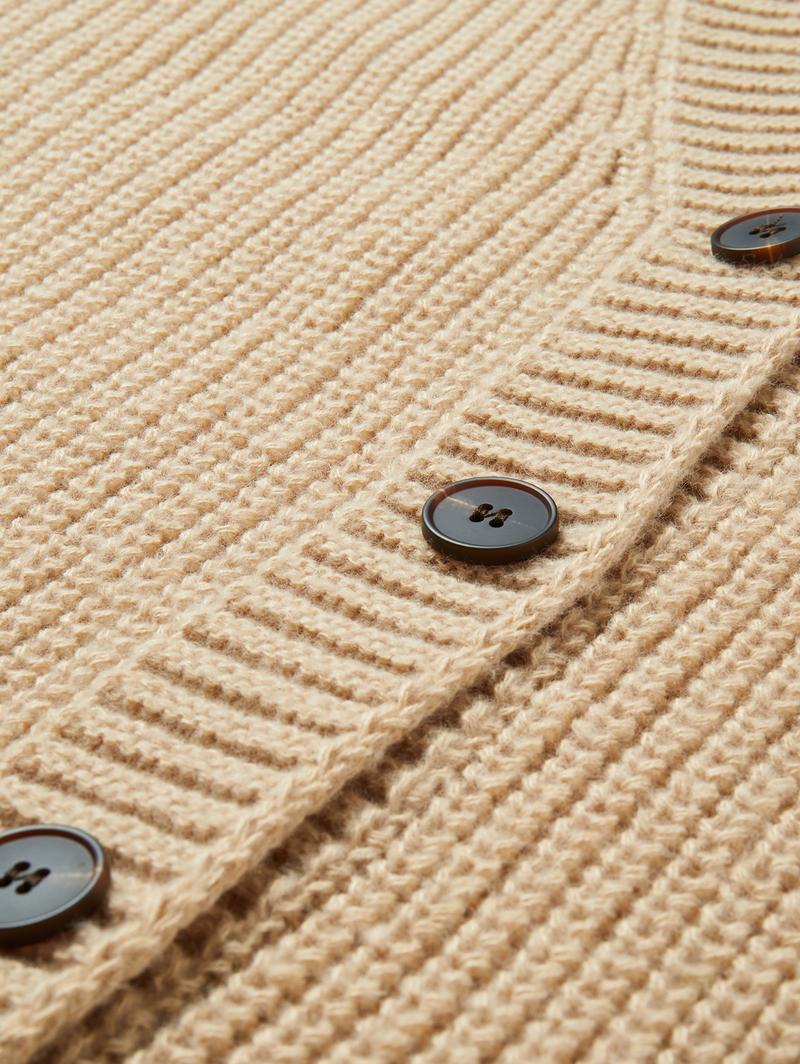 #Springfresh Men's Beige V Neck Shawl Collar Cardigan Sweater Button Front Loose Fit Knitwear with Pockets for Fall & Winter Casual Wear Elegant Stylish Medium Size Chunky Menswear Outfits Stitch Suits