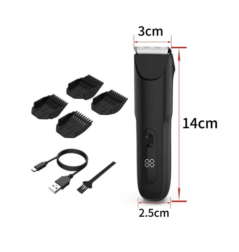 Men's Electric Body Hair Trimmer Rechargeable Cordless with Smart Digital Display USB Charging High-Speed Motor Painless Grooming for Legs Underarms Bikini Shaver Men's Electric Body Hair Trimmer Rechargeable Cordless with Smart Digital Display USB Charging High-Speed Motor Painless Grooming for Legs Underarms Bikini Shaver