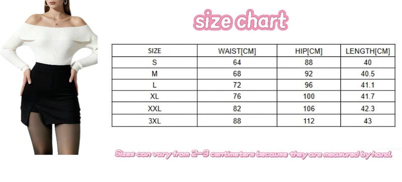 Curvy-faja Elegant Slit Shorts Skirt Women's Bottom Cute Elastic Flat Outdoor Style Suede with Front Split & Comfortable Performance Lined Short Perfect for Various Activities Neutral Tone Elastic Fabric Easy Wear Care